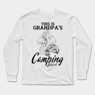 This is Grandpa's Camping Long Sleeve T-Shirt